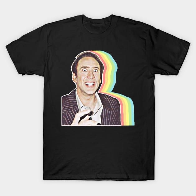 Crazy Nic Cage T-Shirt by DankFutura